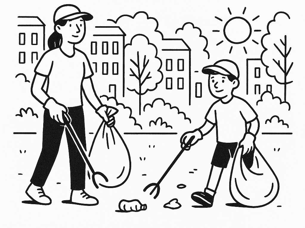 1ère opération de nettoyage&nbsp;participatif